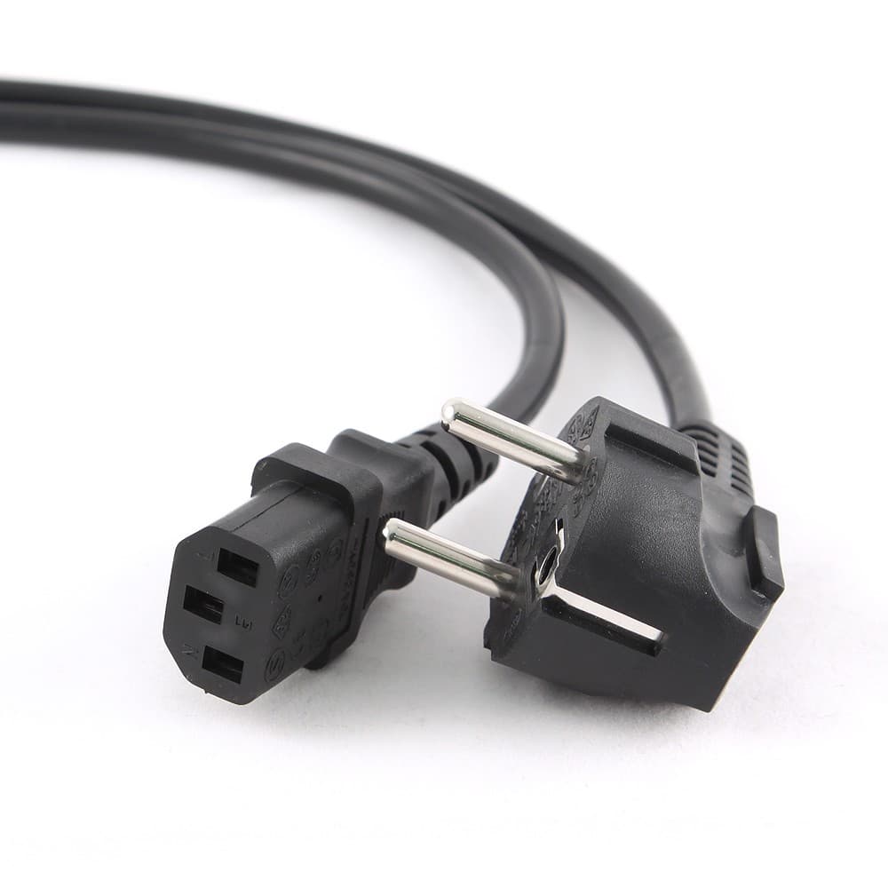 Kabel CABLEXPERT síťový 1,8m 220 230V napájecí, VDE