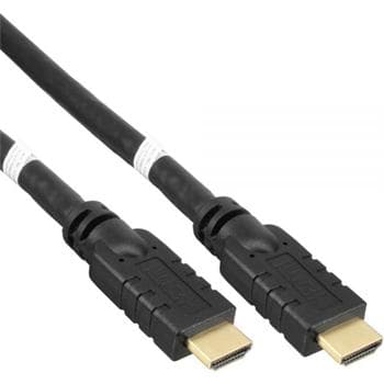 PremiumCord HDMI 4K 60Hz, ethernet, se zesilovače, 3x stíněná, 25m