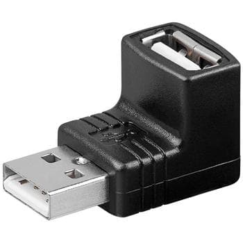 PremiumCord USB redukce A-A, Male Female 90°