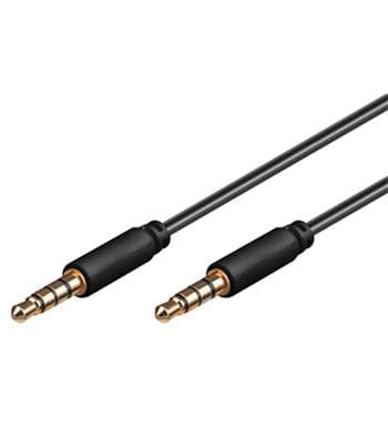 PremiumCord Kabel Jack 3.5mm 4 pinový M M, 2m