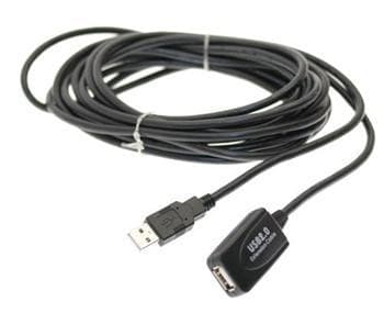 PremiumCord USB 2.0 repeater a prodlužovací kabel A M-A F 5m