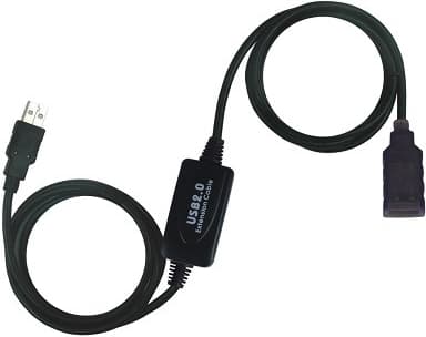 PremiumCord USB 2.0 repeater a prodlužovací kabel A M-A F 10m