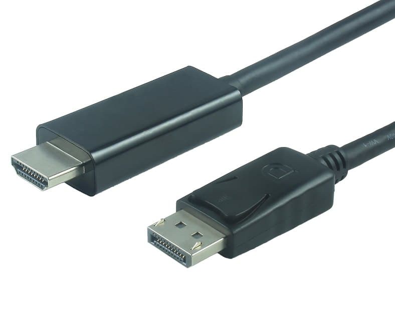 PremiumCord DisplayPort na HDMI kabel 5m M