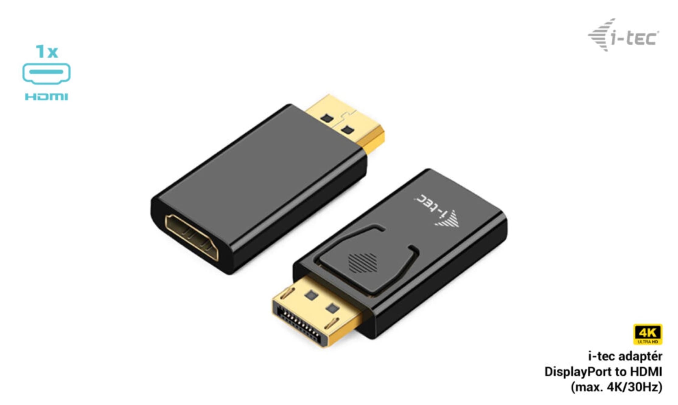 i-tec Passive DisplayPort to HDMI Adapter (max. 4K 30Hz)