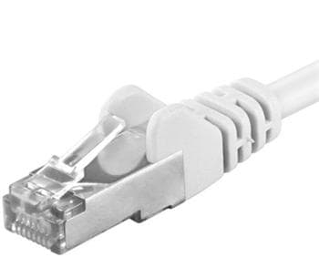 Premiumcord Patch kabel CAT6a S-FTP, RJ45-RJ45, AWG 26 7 3m, bílá