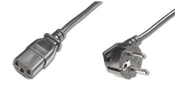 PremiumCord Kabel síťový 230V k počítači 3m