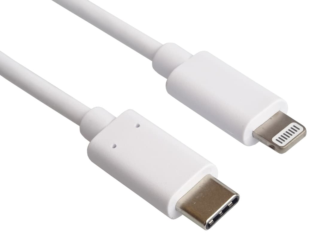 PremiumCord Lightning - USB-C™ USB nabíjecí a datový kabel MFi pro Apple iPhone iPad, 1m