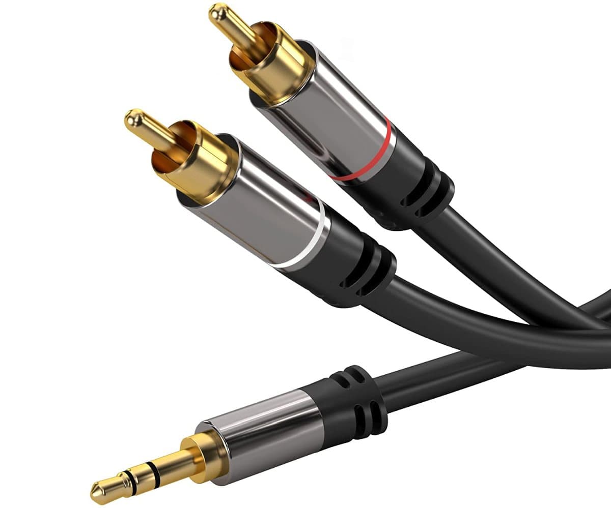 PremiumCord HQ stíněný kabel stereo Jack 3.5mm-2xCINCH M M 1,5m