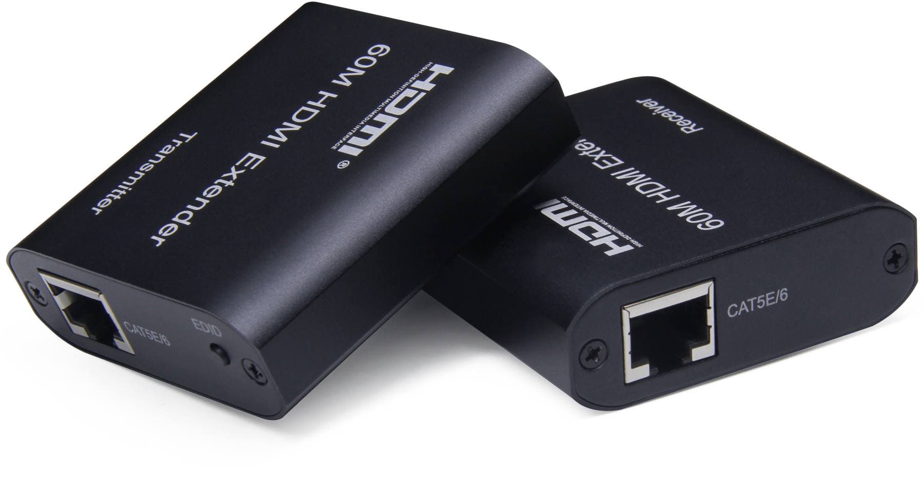 PremiumCord HDMI extender na 60m FULL HD 1080p přes jeden kabel Cat5e 6 6a 7, EDID nastavení