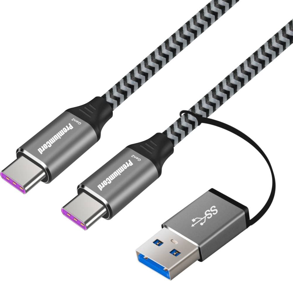 PremiumCord USB-C kabel (USB 3.2, 5A,20Gbit s) 2m