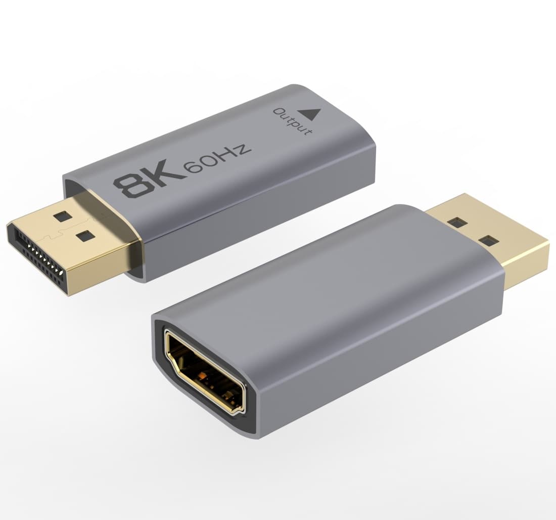 PremiumCord adaptér DisplayPort - HDMI, 8K@60Hz, 4K@144Hz Male Female, pozlacené konektory