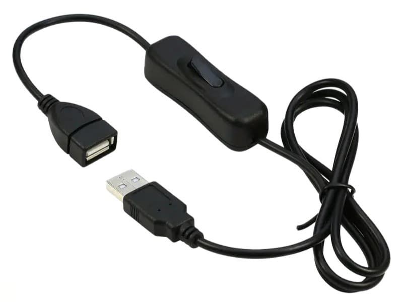 PremiumCord prodluž. s vyp. USB M