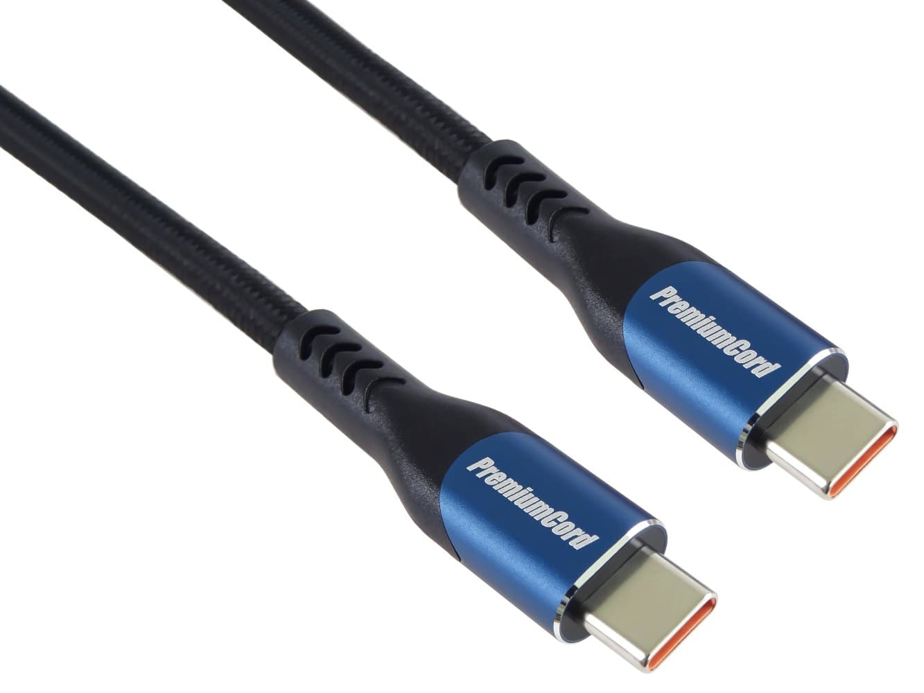 PremiumCord USB-C kabel, 1,5m 5A 100W 20Gbits