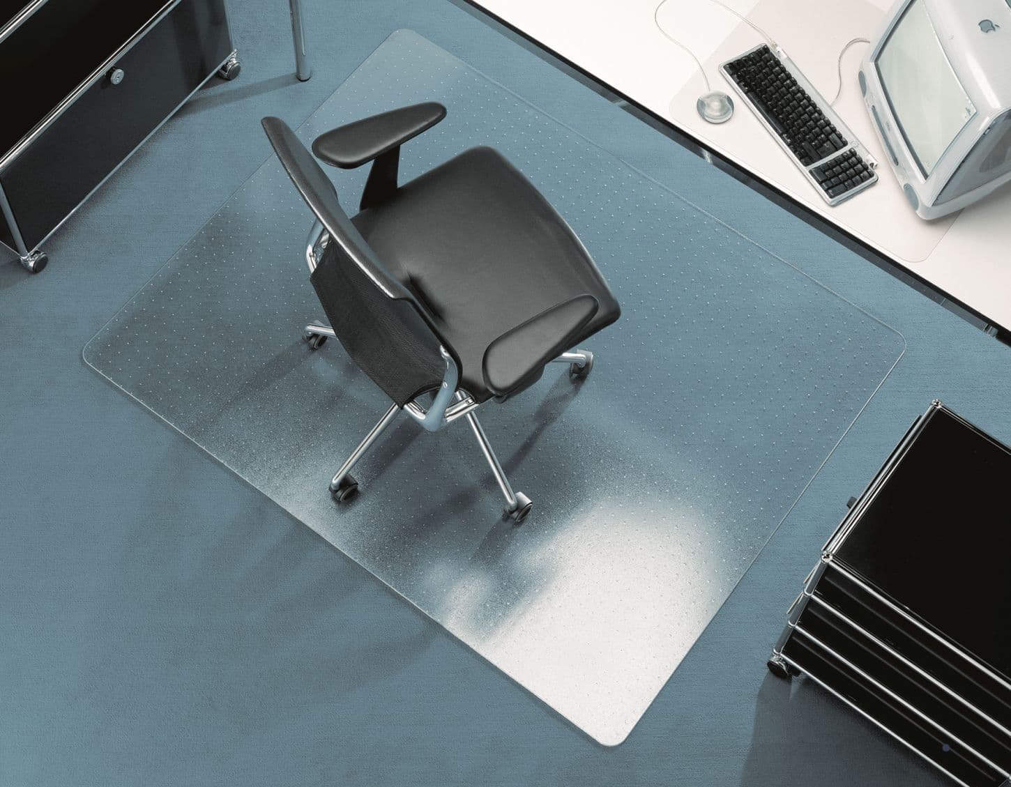 Podložka pod židli na koberec RS Office Dura Grip Meta 130 x 120 cm
