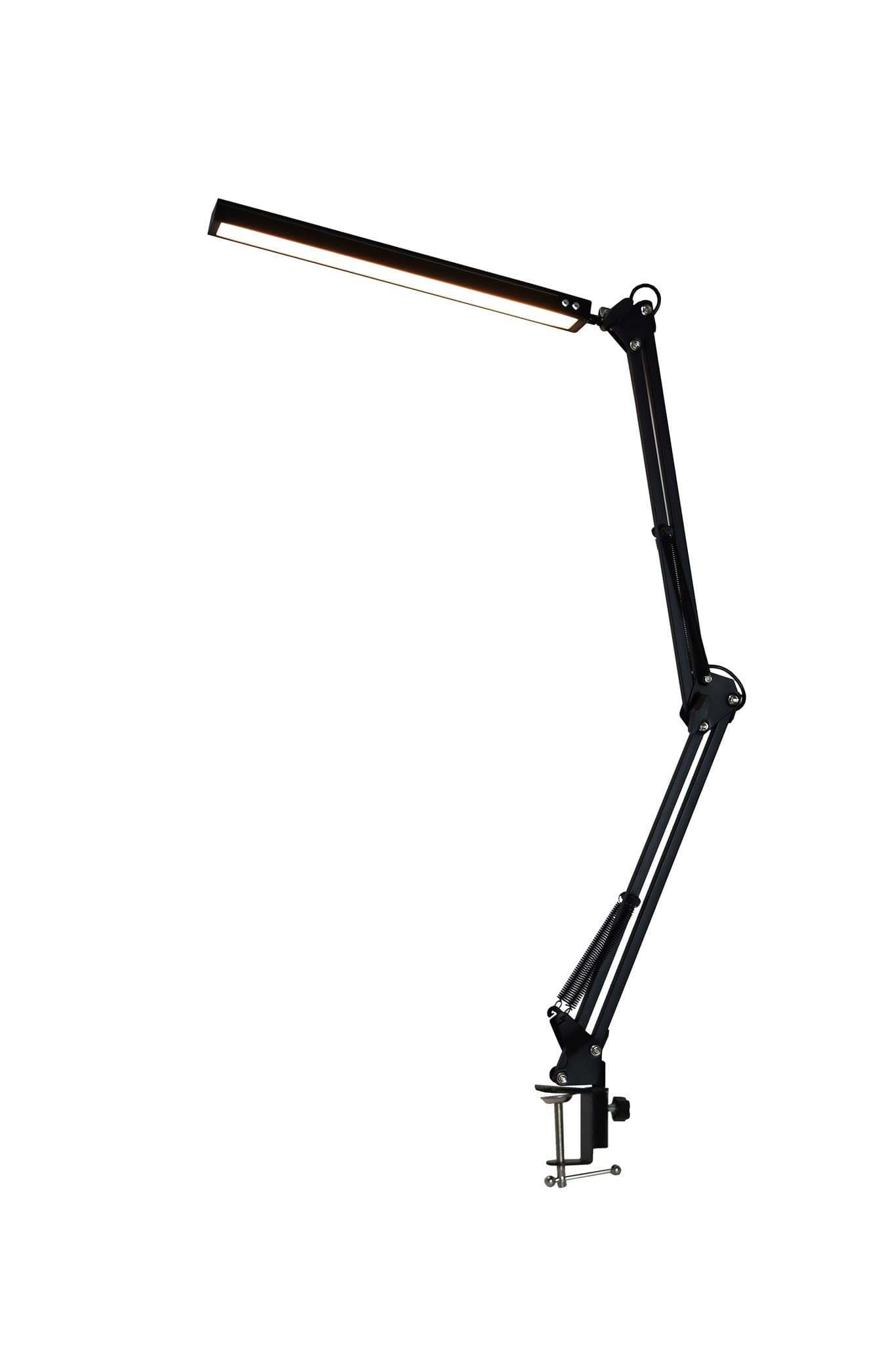 Platinet PDLD10 stolní LED lampa Flexy 10W stmívatelná s klipem, 1 rameno, černá