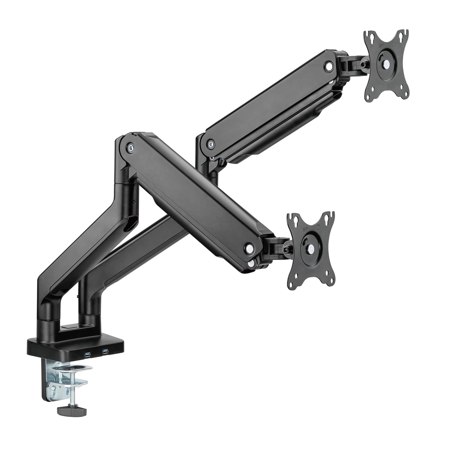 Držák monitoru Brateck LDT60-C024 dvě  ramena vedle sebe mechanická pružina Heavy Duty