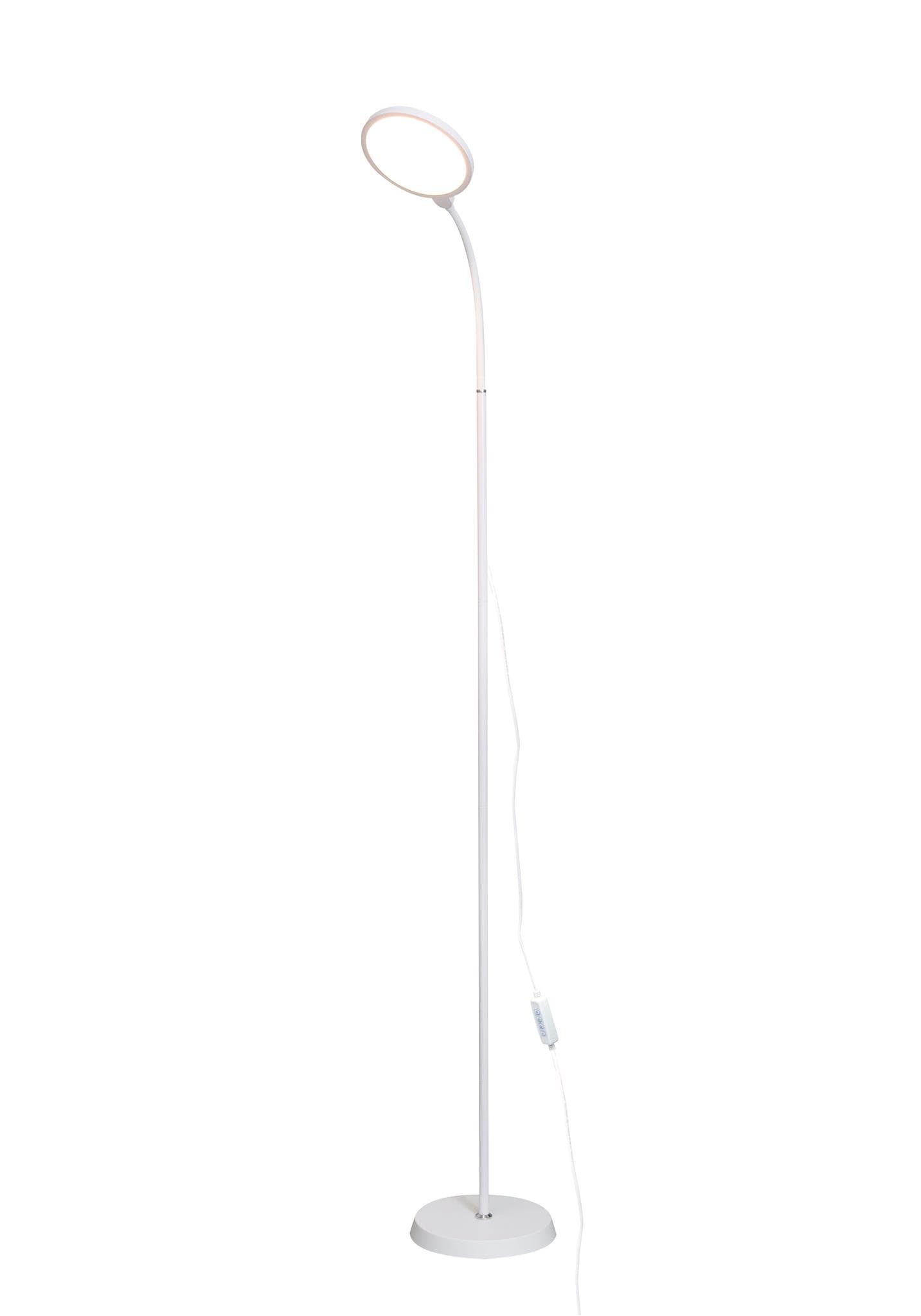 Platinet PFL1084W podlahová LED lampa 10W stmívatelná 2v1, bílá