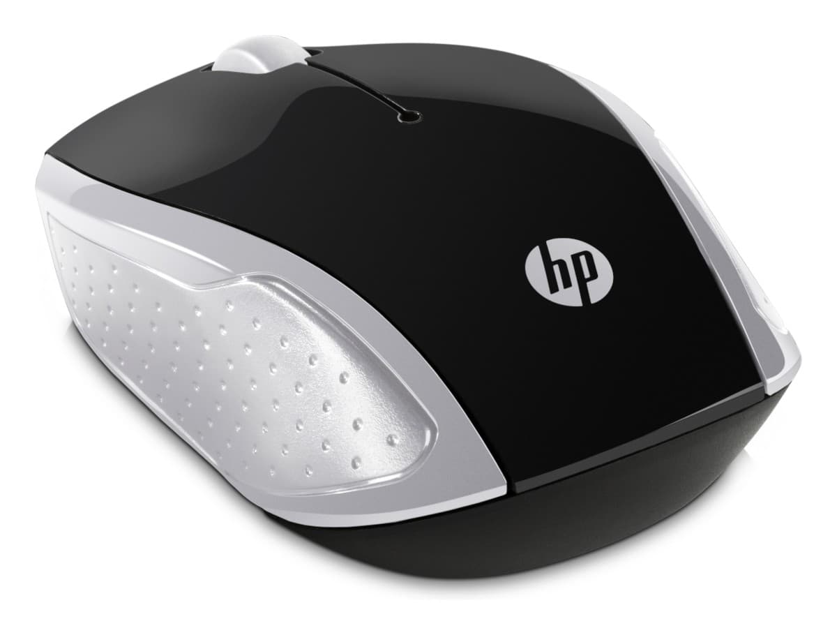 HP 200 Cestovní Optická 1 000 DPI Bezdrátová USB Stříbrná