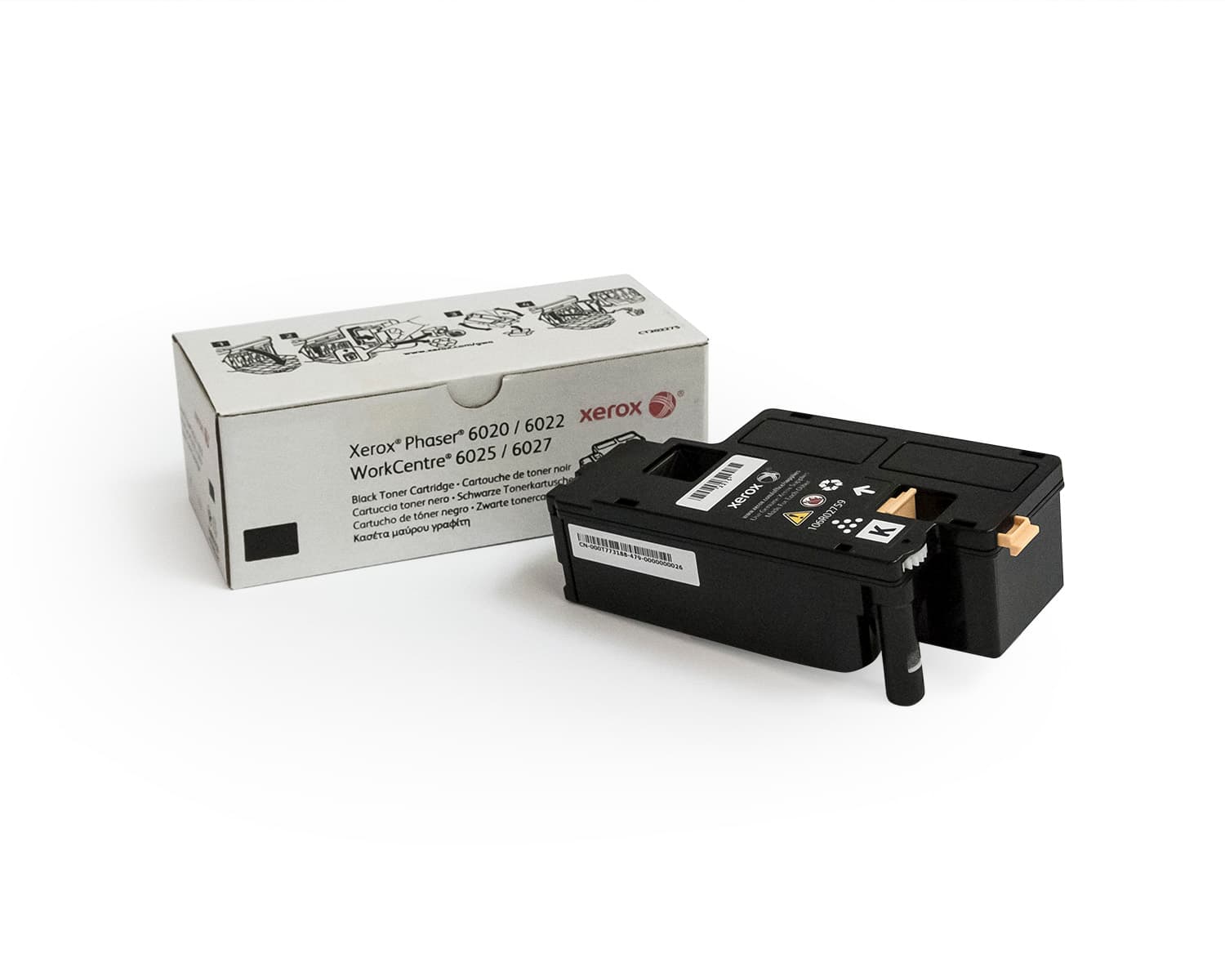 Xerox toner pro WC 6025 6027 a P 6020 6022, Black