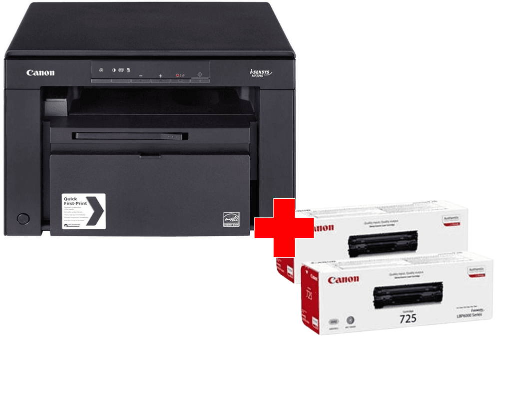 Canon i-SENSYS MF3010 + 2x toner MF Laser A4 USB