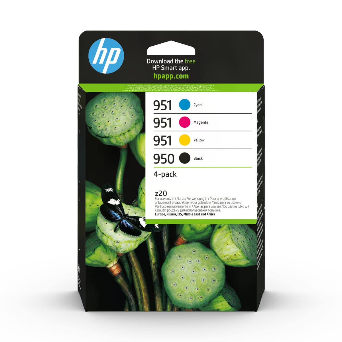 HP 950 951 combo černá+ barevná ink. náplň 6ZC65AE