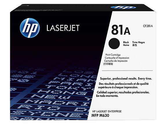 HP 81A tisková kazeta černá, CF281A