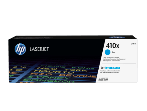 HP 410X tisková kazeta azurová velká, CF411X