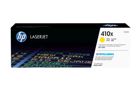 HP 410X tisková kazeta žlutá velká, CF412X