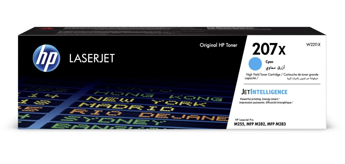 HP 207X Azurový toner, W2211X