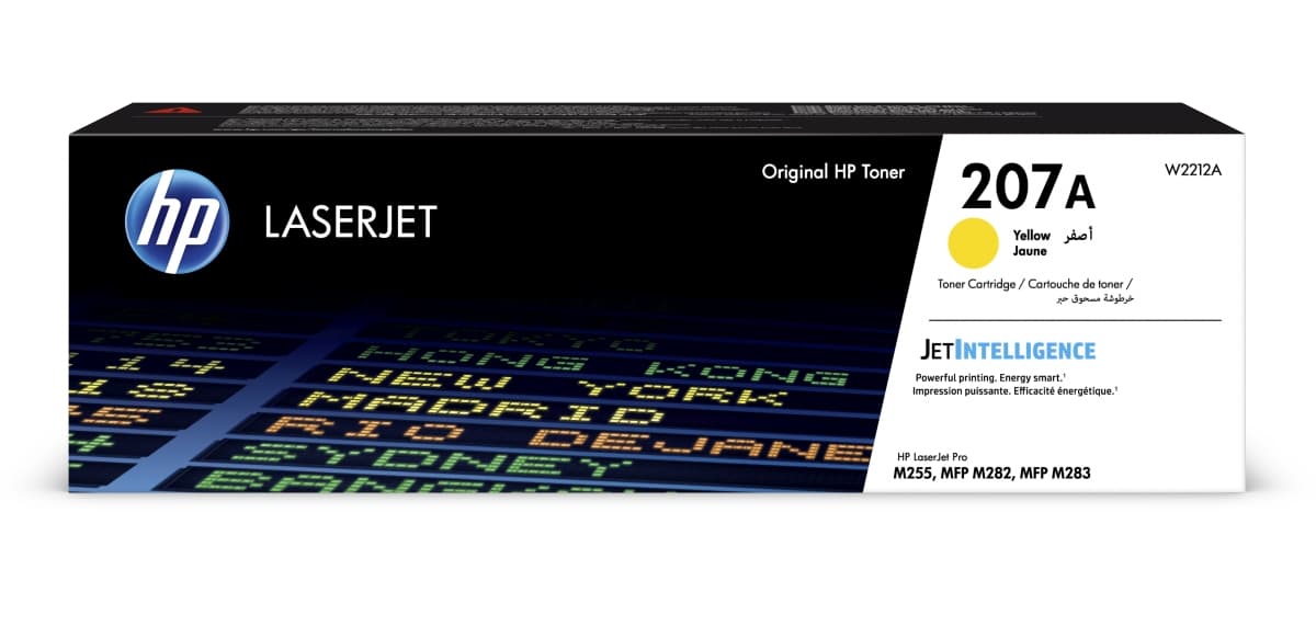 HP 207A Žlutý toner, W2212A