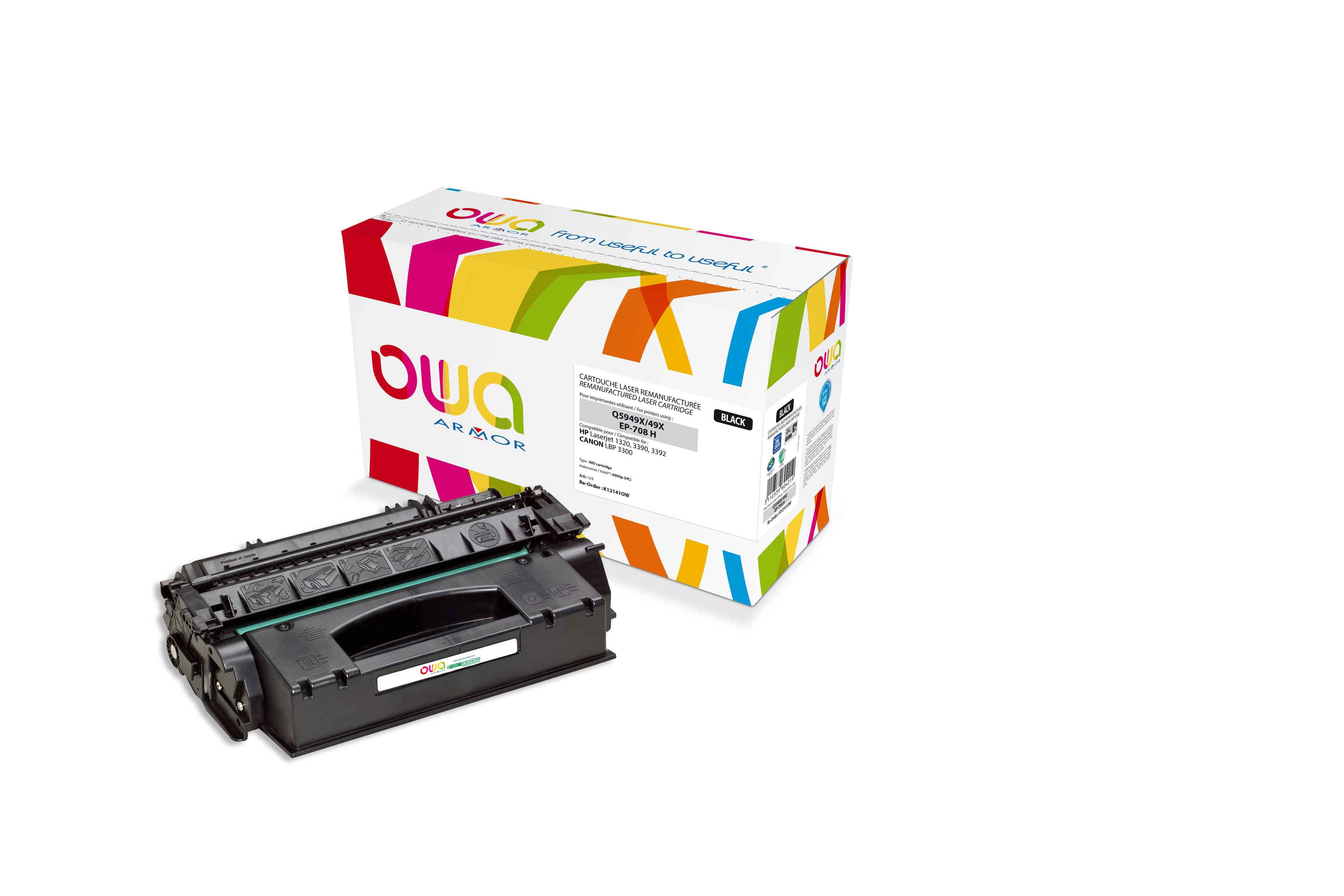 OWA Armor toner kompatibilní s HP LJ 1320, Q5949X, 6000st, černá black