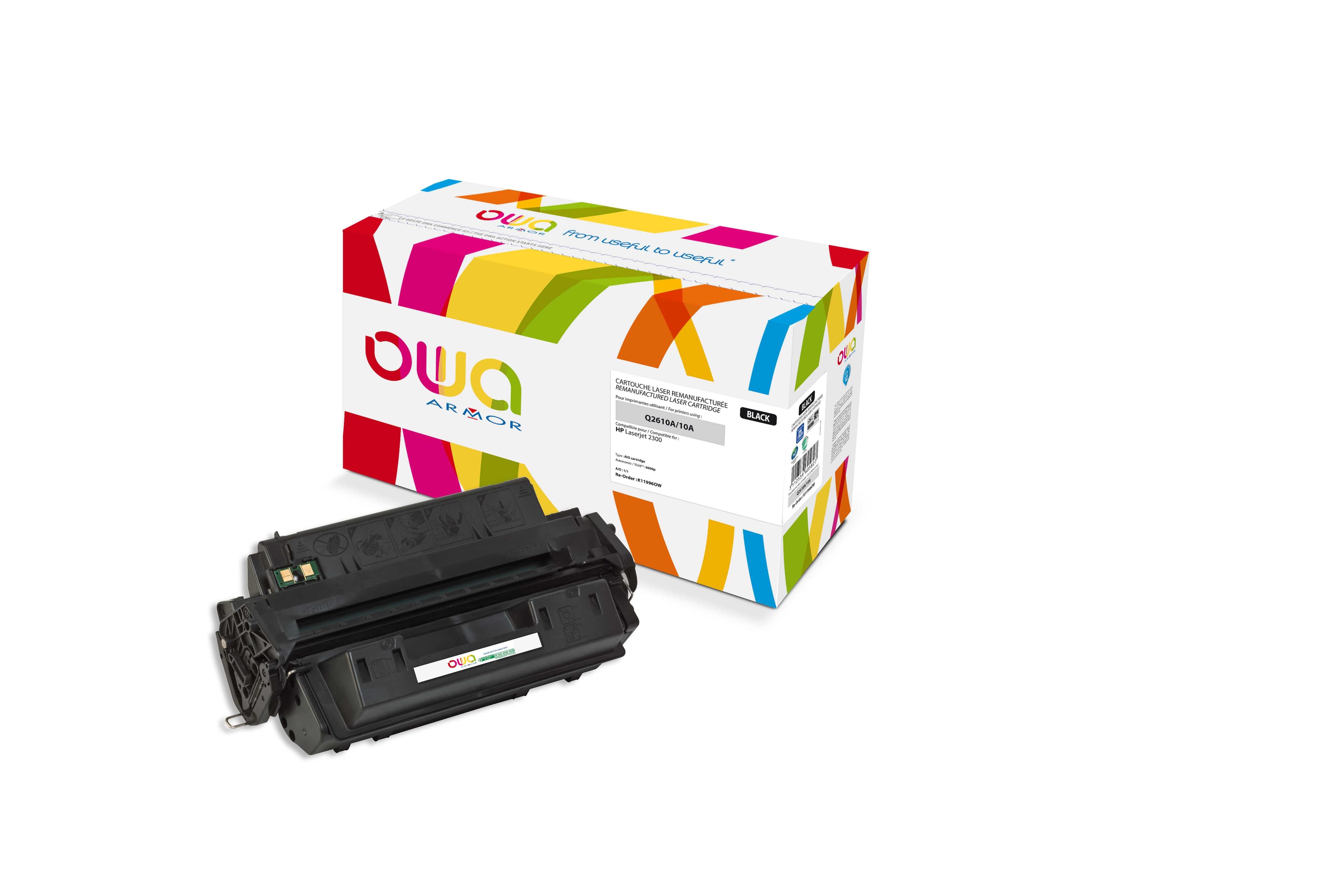 OWA Armor toner kompatibilní s HP LJ 2300, Q2610A, 6000st, černá black