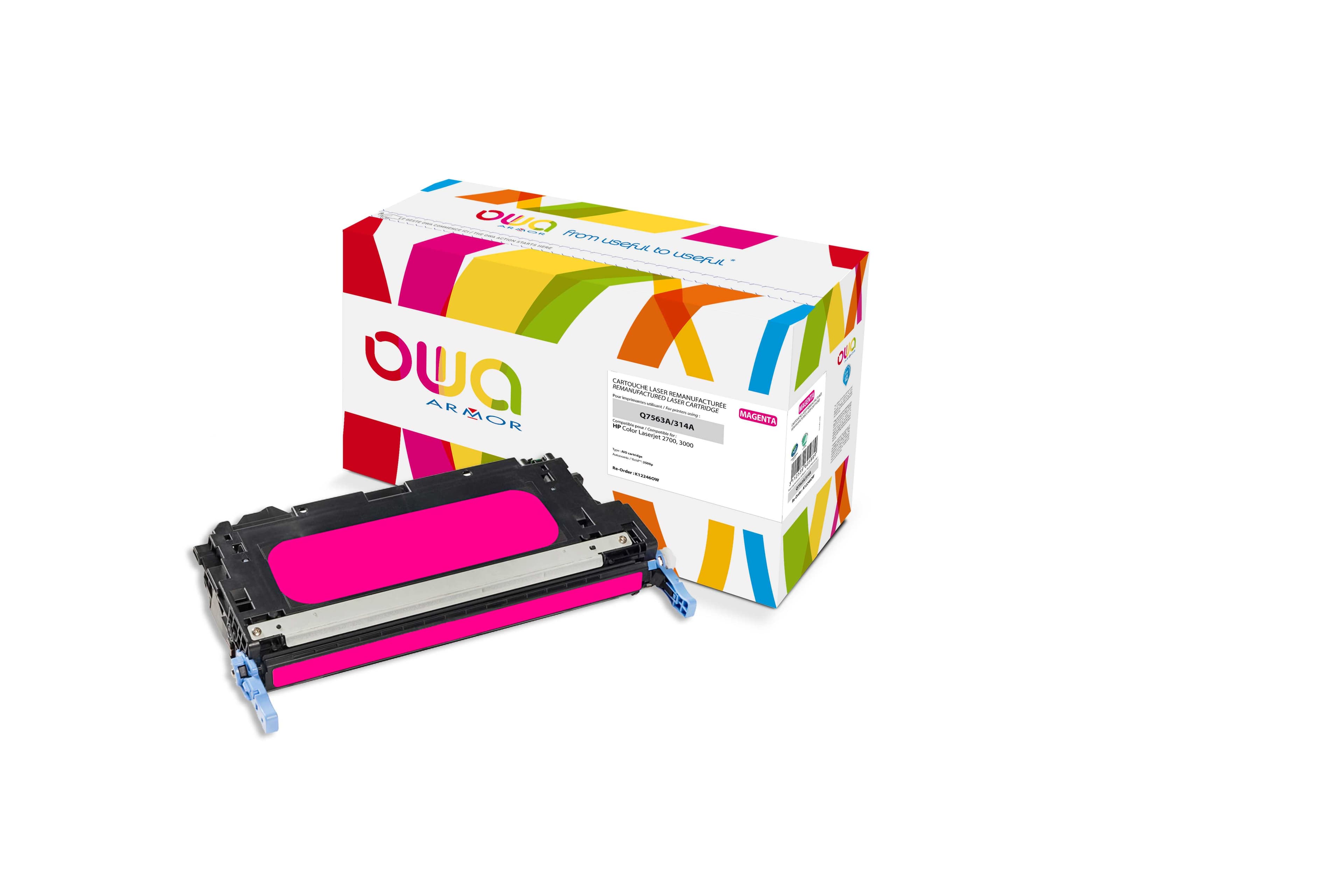 OWA Armor toner kompatibilní s HP Q7563A, 3500st, červená magenta