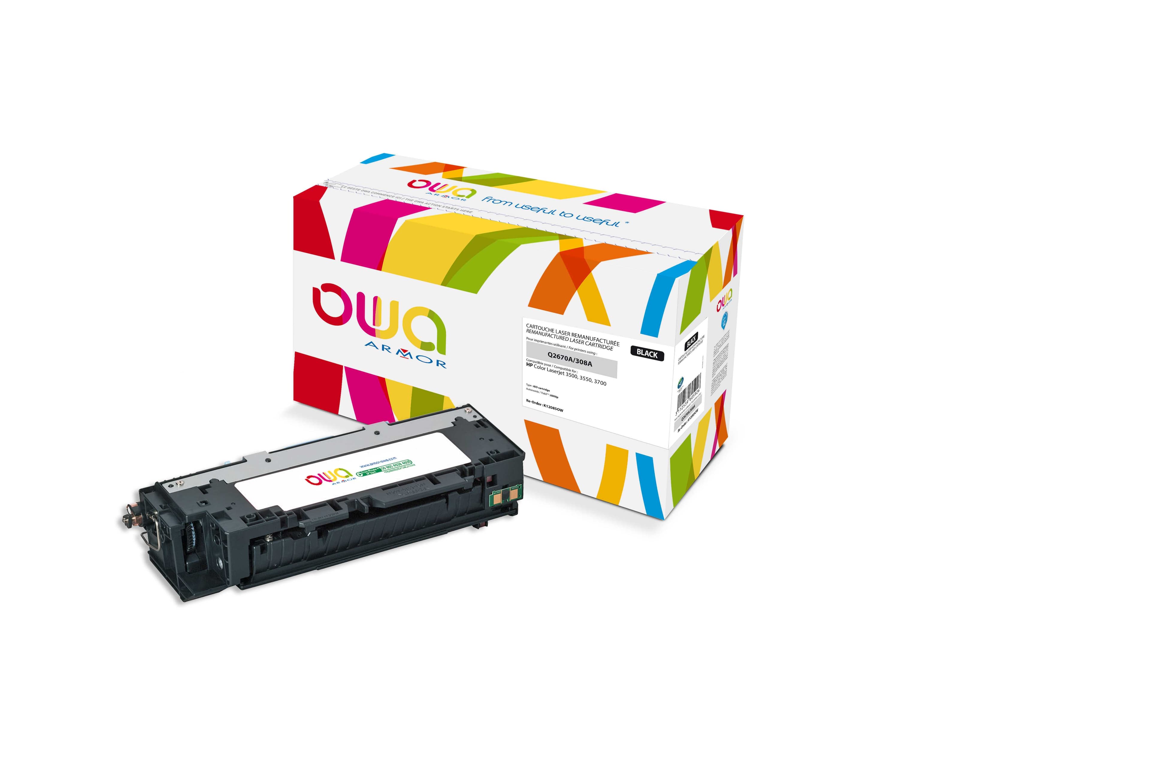 OWA Armor toner kompatibilní s HP Q2670A, 6000st, černá black