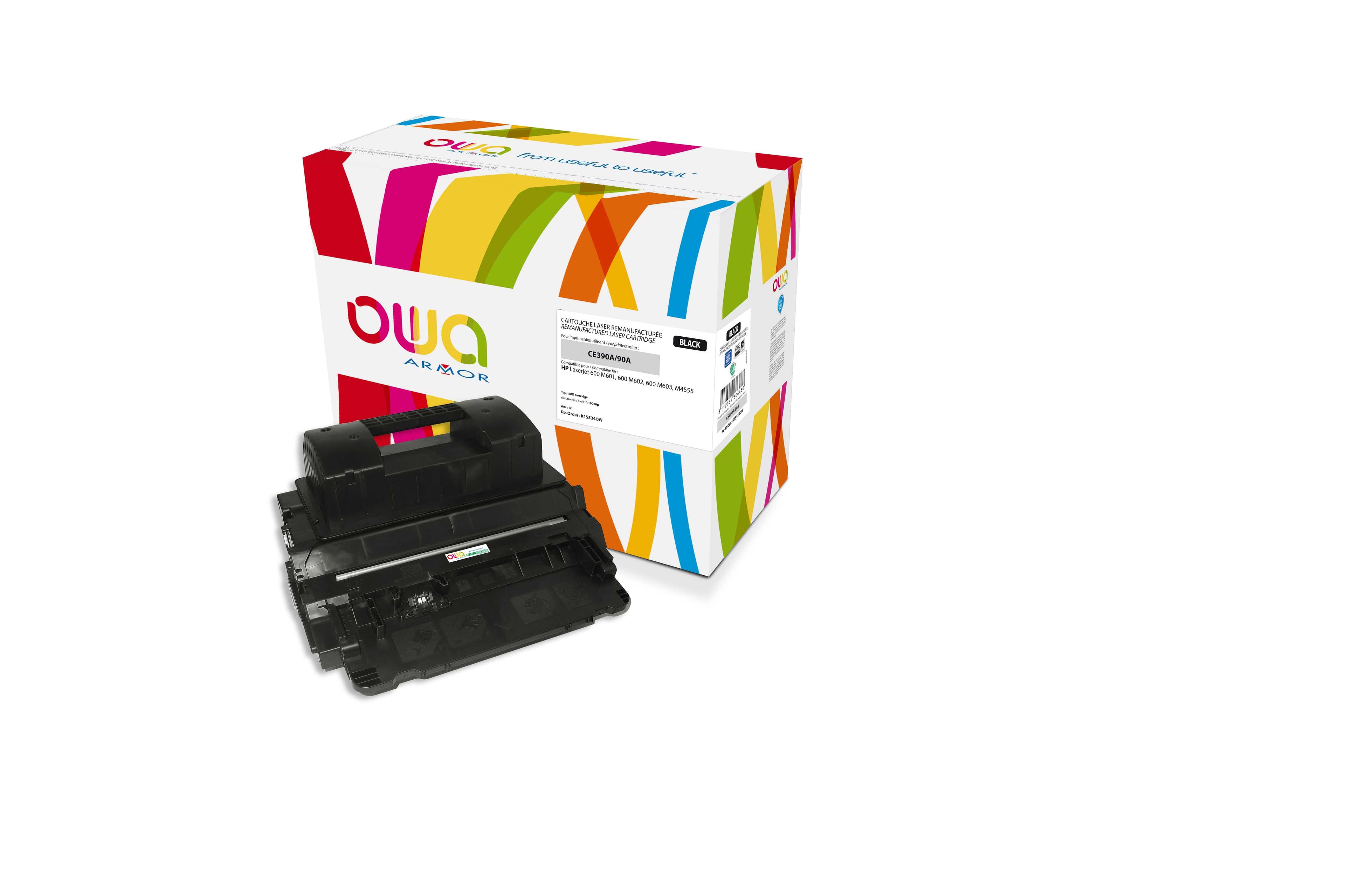 OWA Armor toner kompatibilní s HP LJ M601 02, CE390A, 10000st, černá black