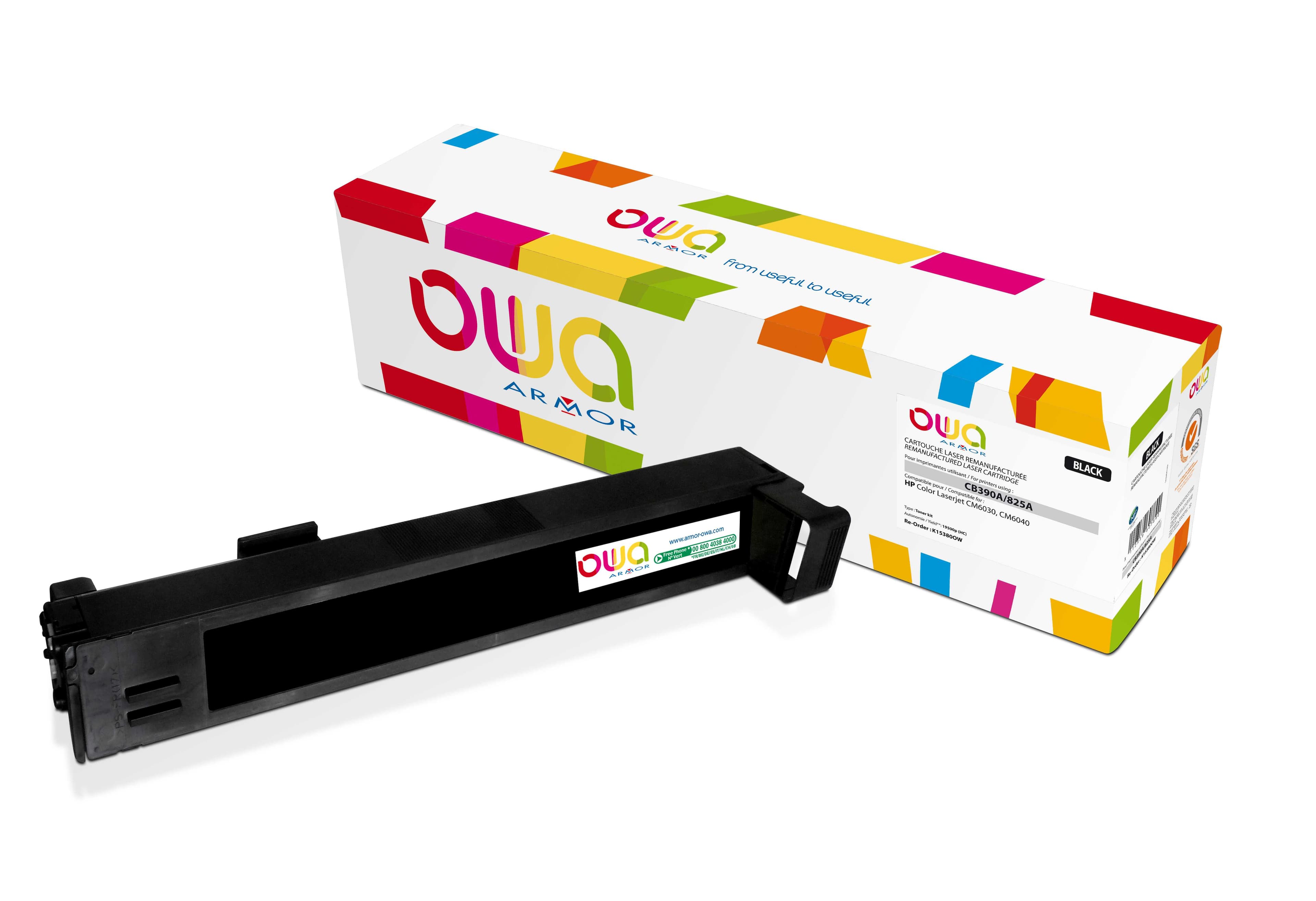 OWA Armor toner kompatibilní s HP CB390A, 19500st, černá black