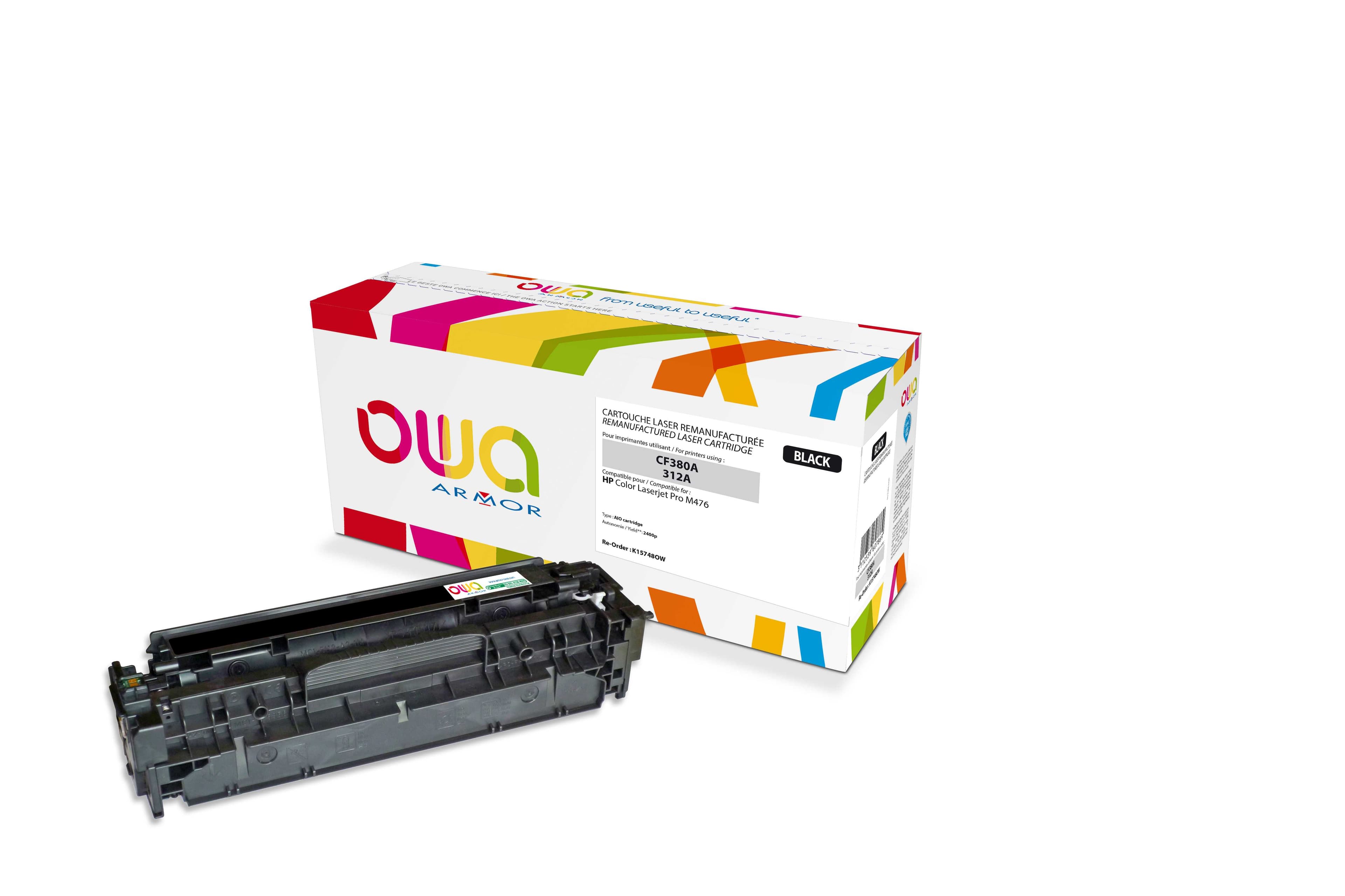 OWA Armor toner kompatibilní s HP CF380A, 2400st, černá black