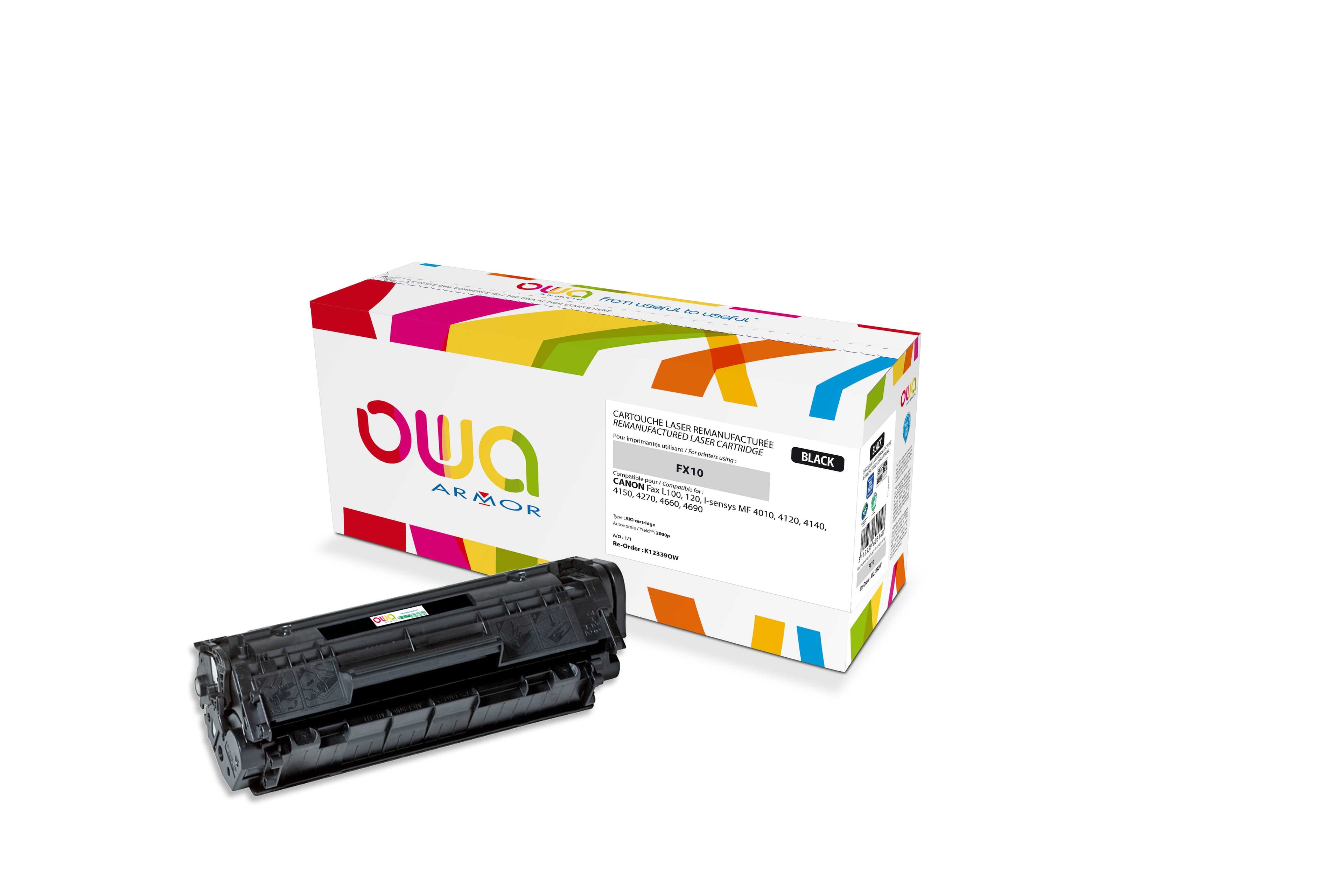 OWA Armor toner kompatibilní s Canon FX-10, FX-10, 2000st, černá black