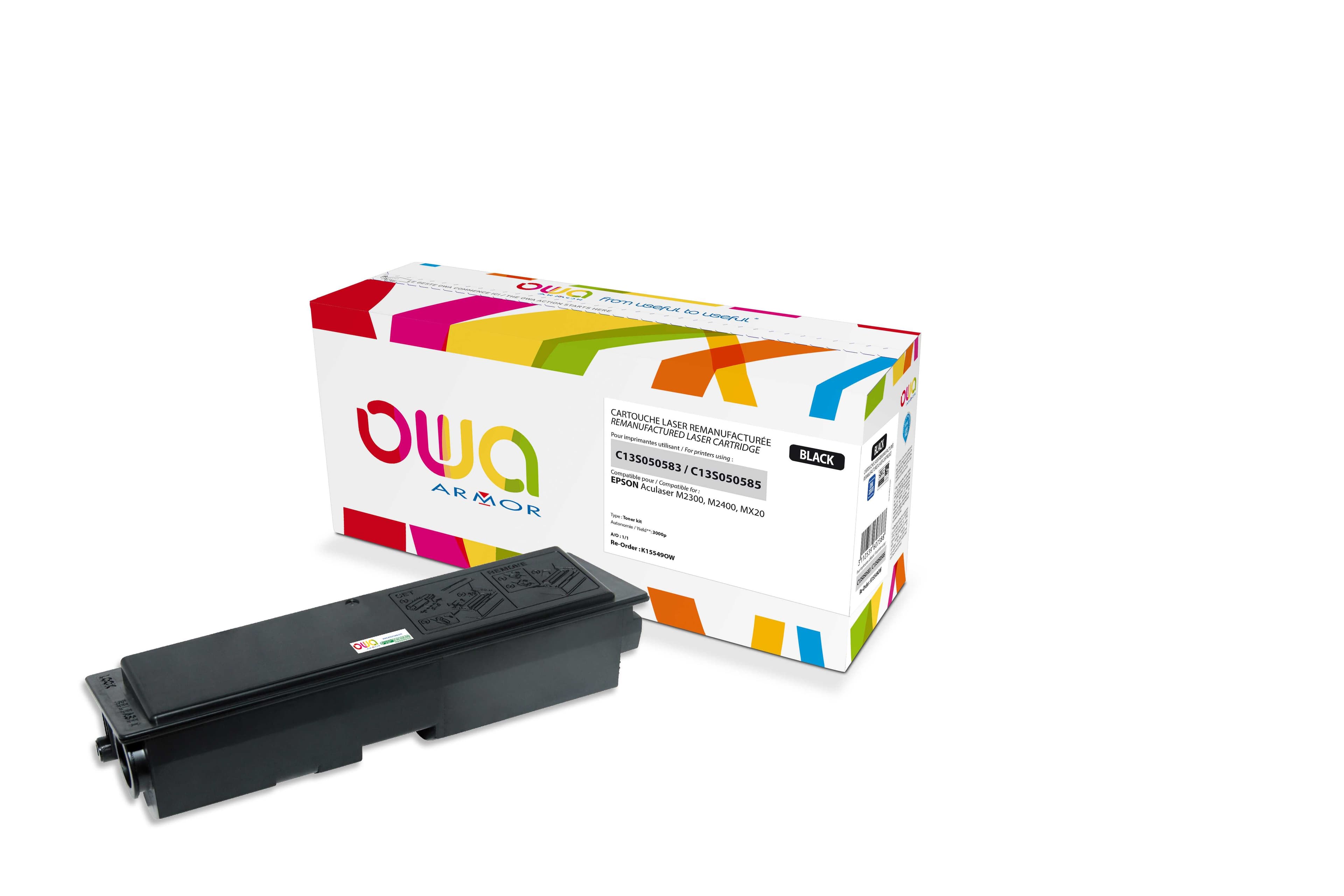 OWA Armor toner kompatibilní s Epson M2400, S050583, 3000st, černá black