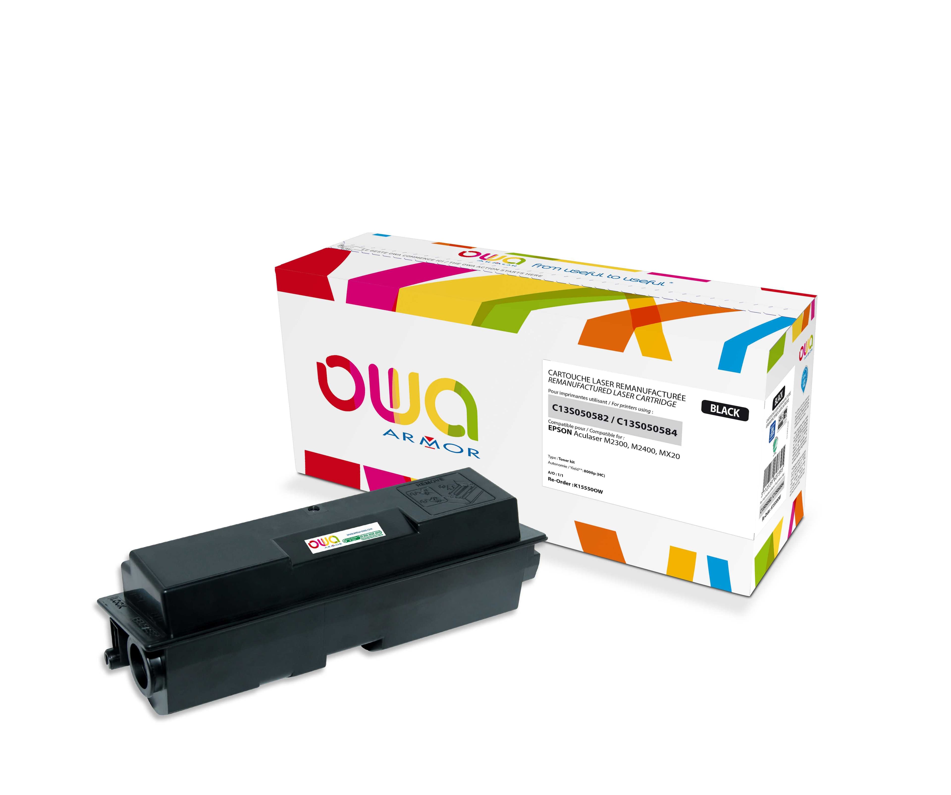 OWA Armor toner kompatibilní s Epson M2400, S050582, 8000st, černá black