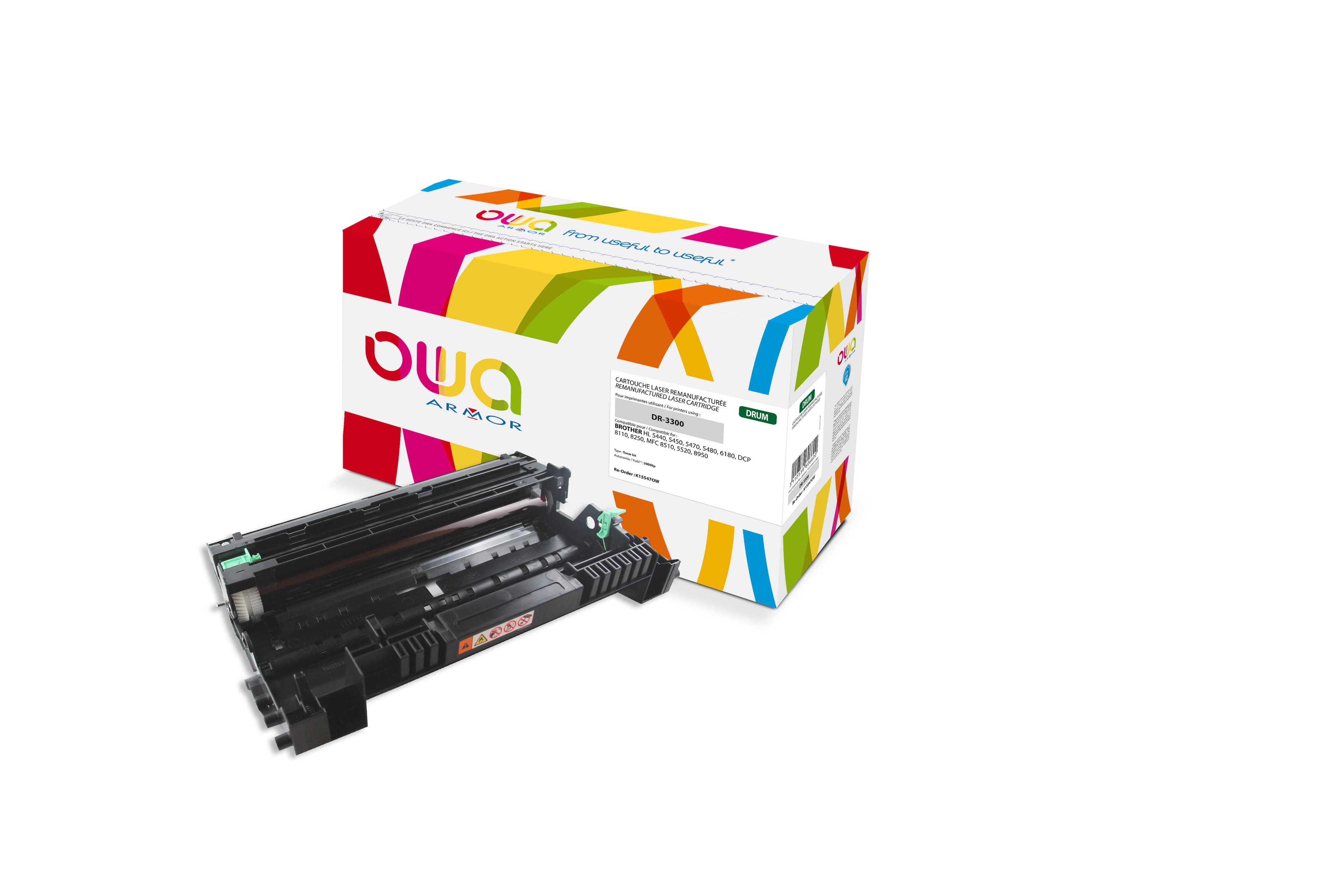 OWA Armor válec kompatibilní s Brother HL-5440, DR-3300, 30000st, černá black