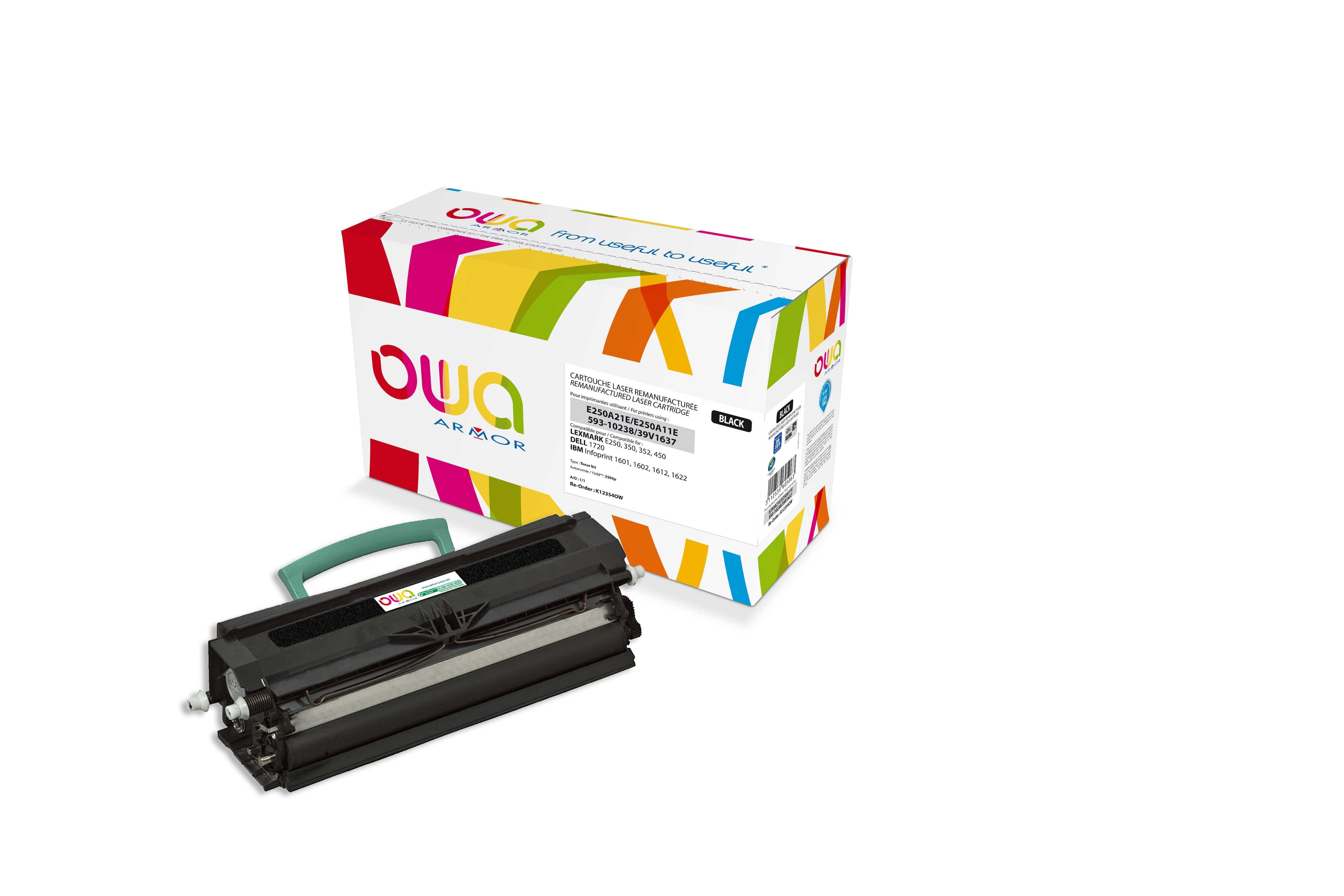 OWA Armor toner kompatibilní s Lexmark E250, E250A11E, 3500st, černá black