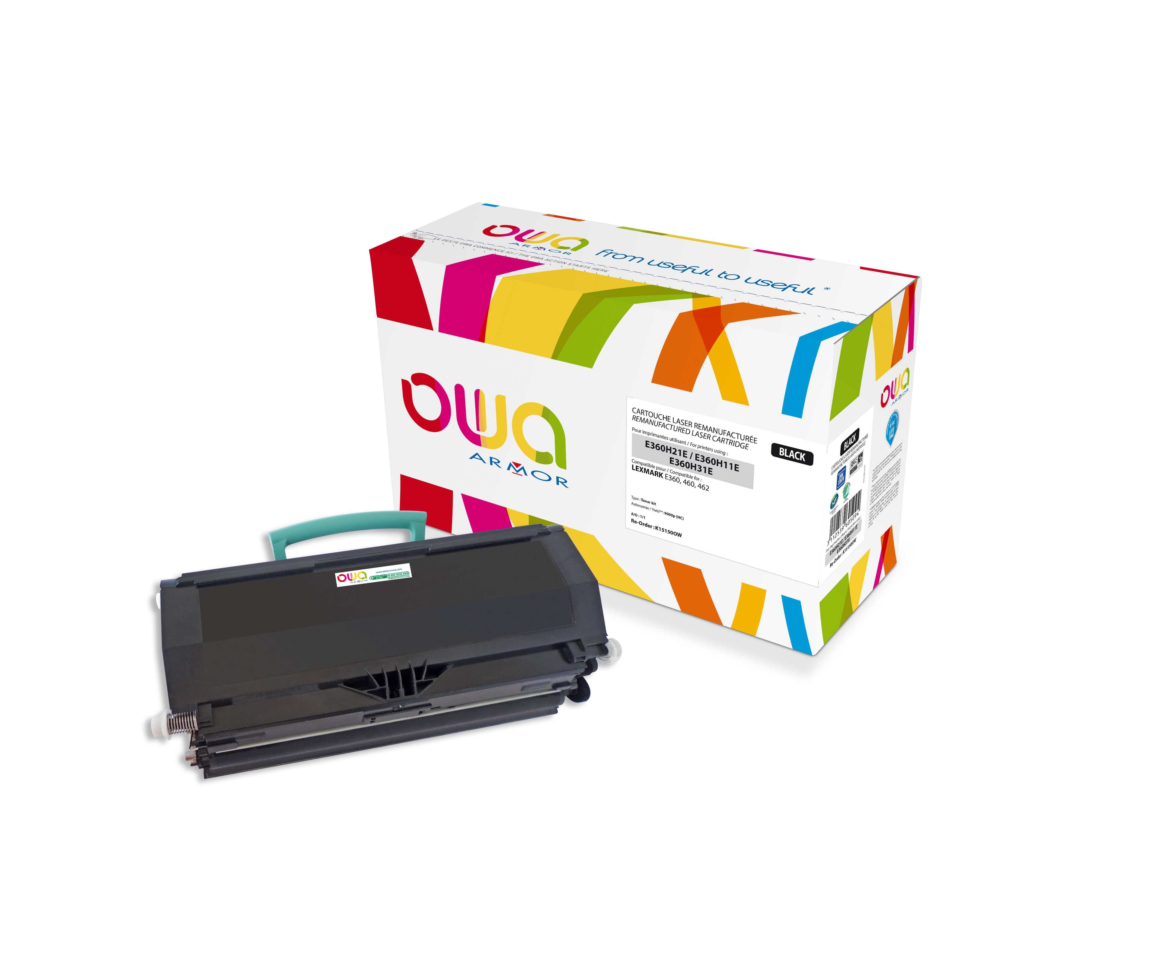 OWA Armor toner kompatibilní s Lexmark E360, E360H11E, 9000st, černá black