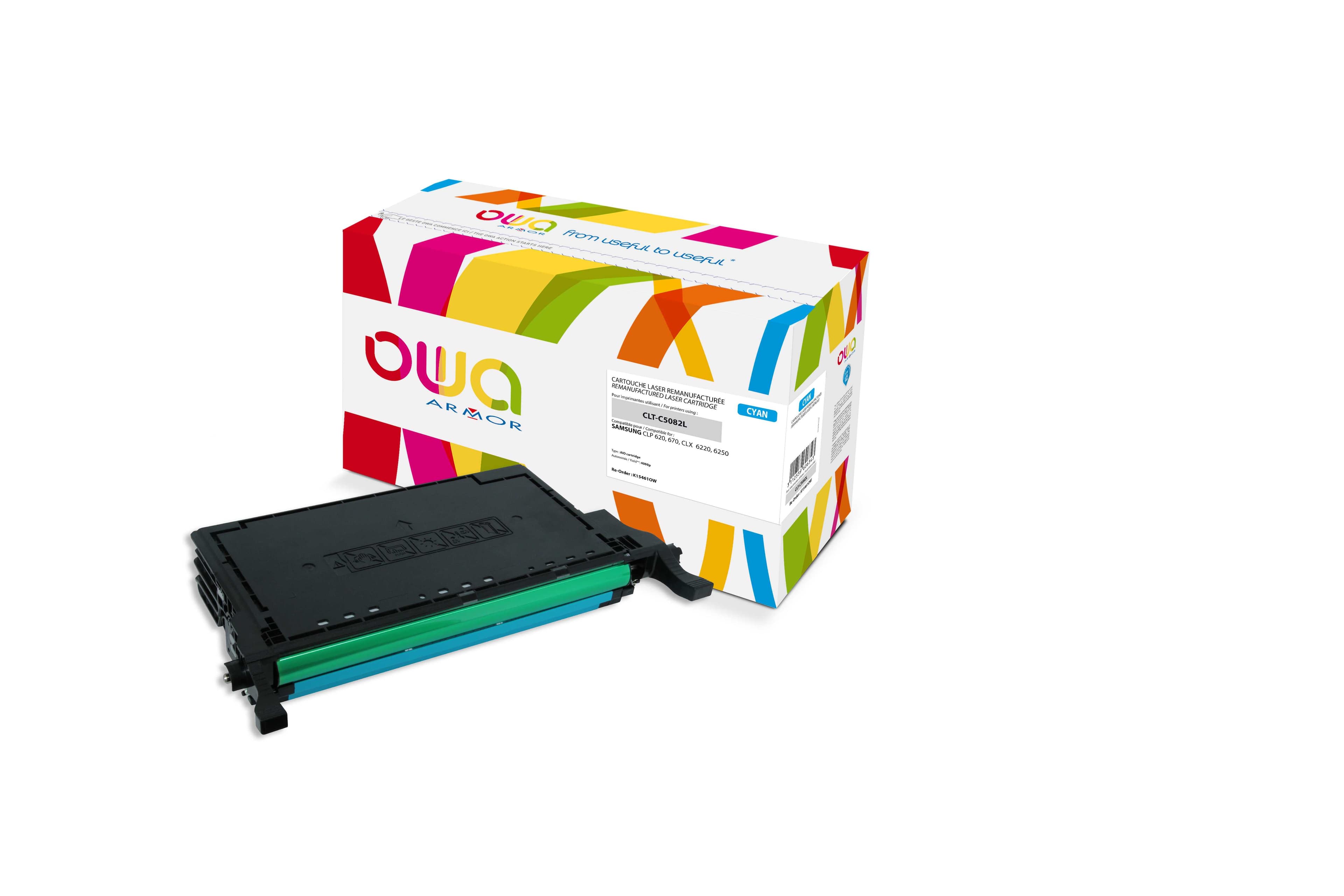 OWA Armor toner kompatibilní s Samsung CLTC5082L, 4000st, modrá
