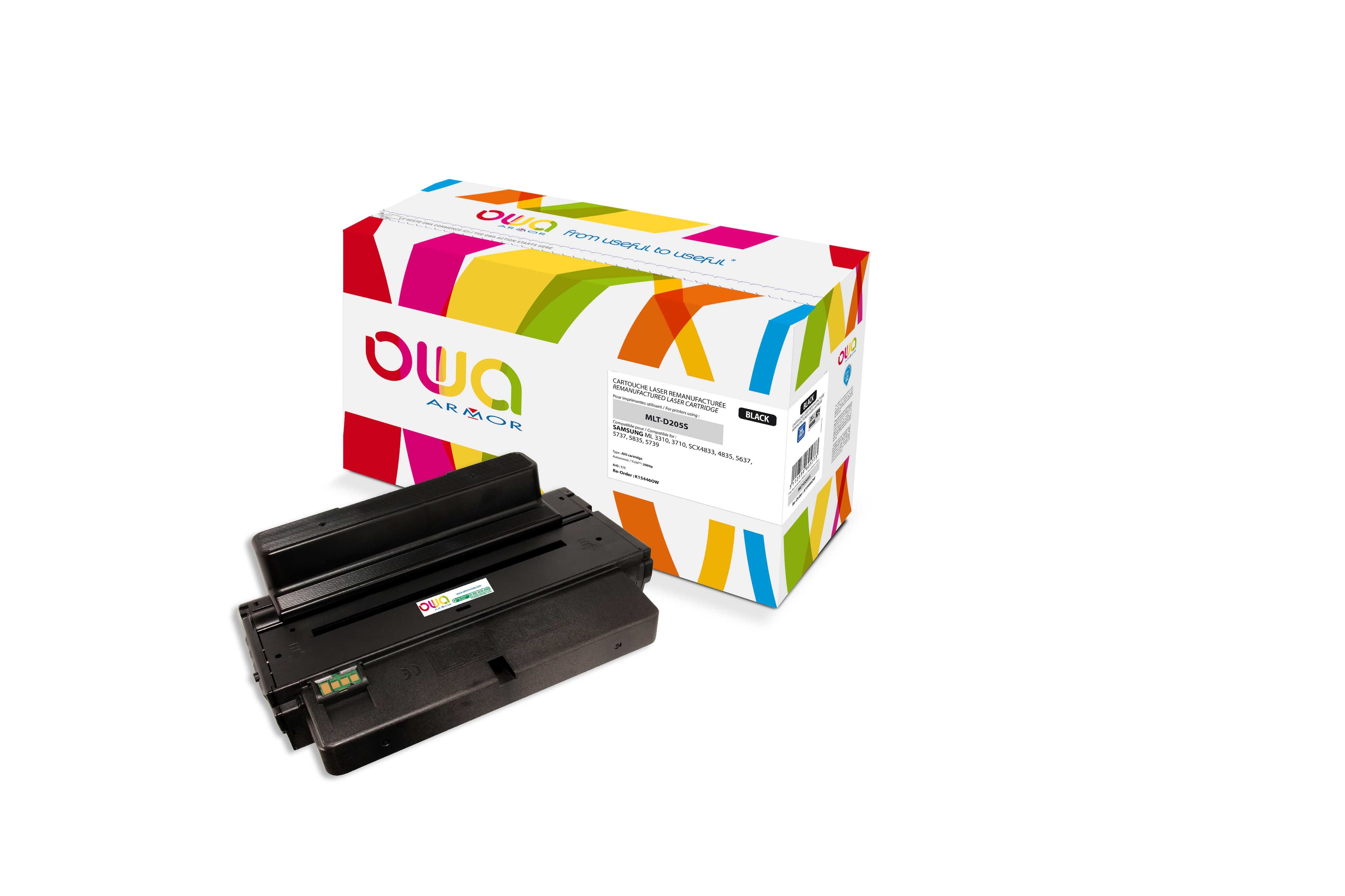 OWA Armor toner kompatibilní s Samsung MLT-D205S, SU974A, 2000st, černá black