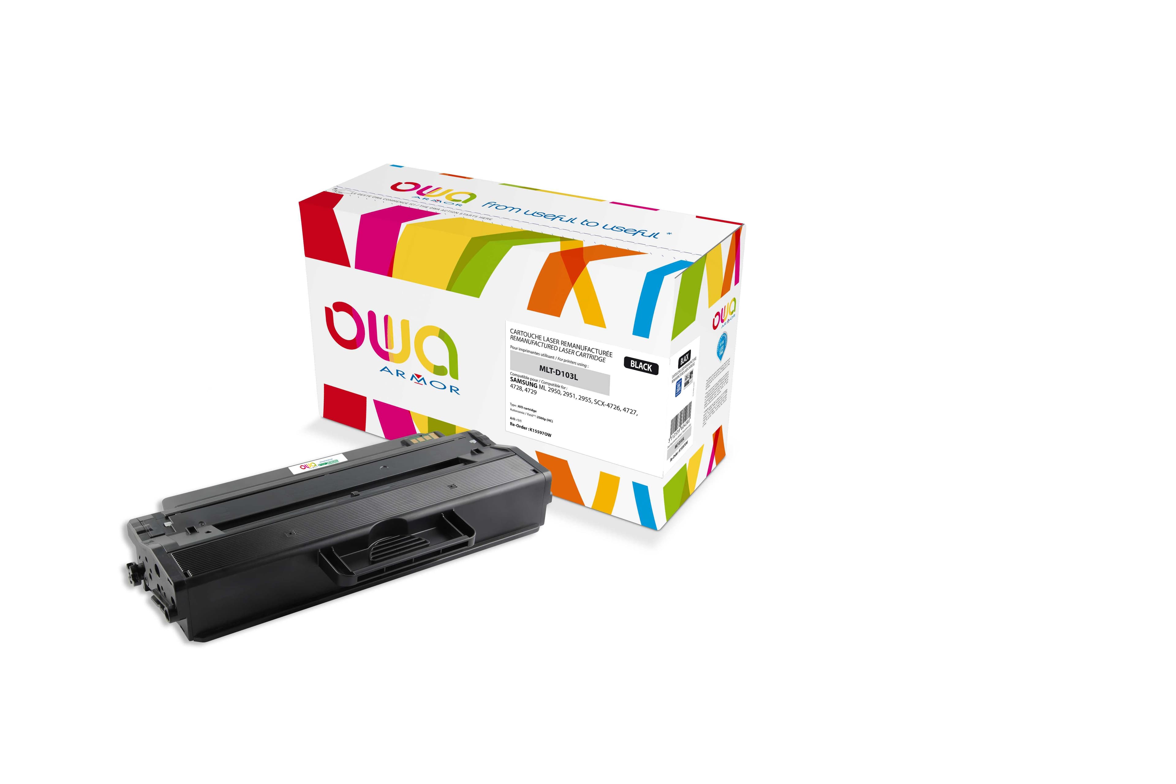OWA Armor toner kompatibilní s Samsung MLT-D103L, SU716A, 2500st, černá black