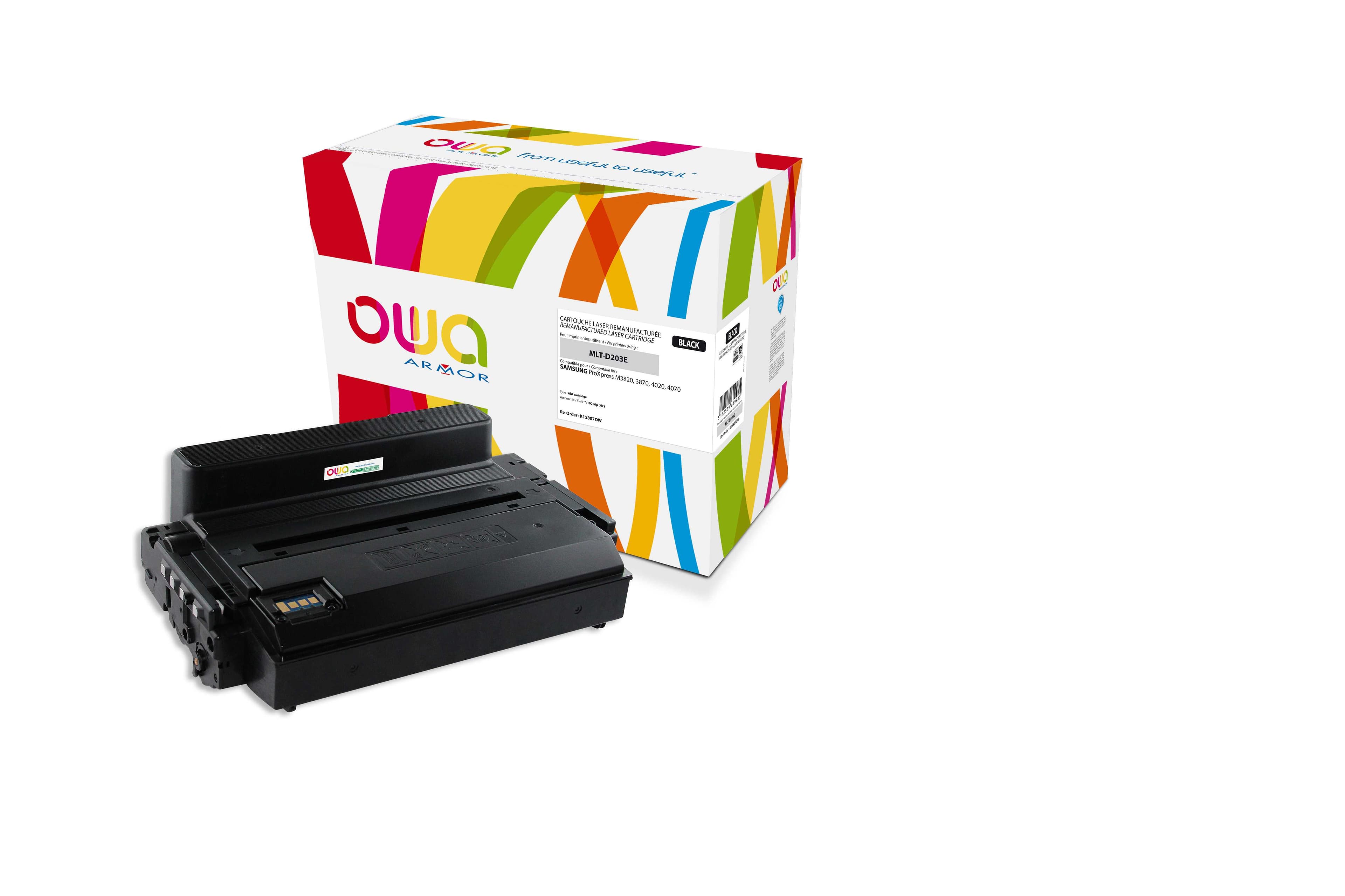 OWA Armor toner kompatibilní s Samsung MLT-D203E, SU885A, 10000st, černá black