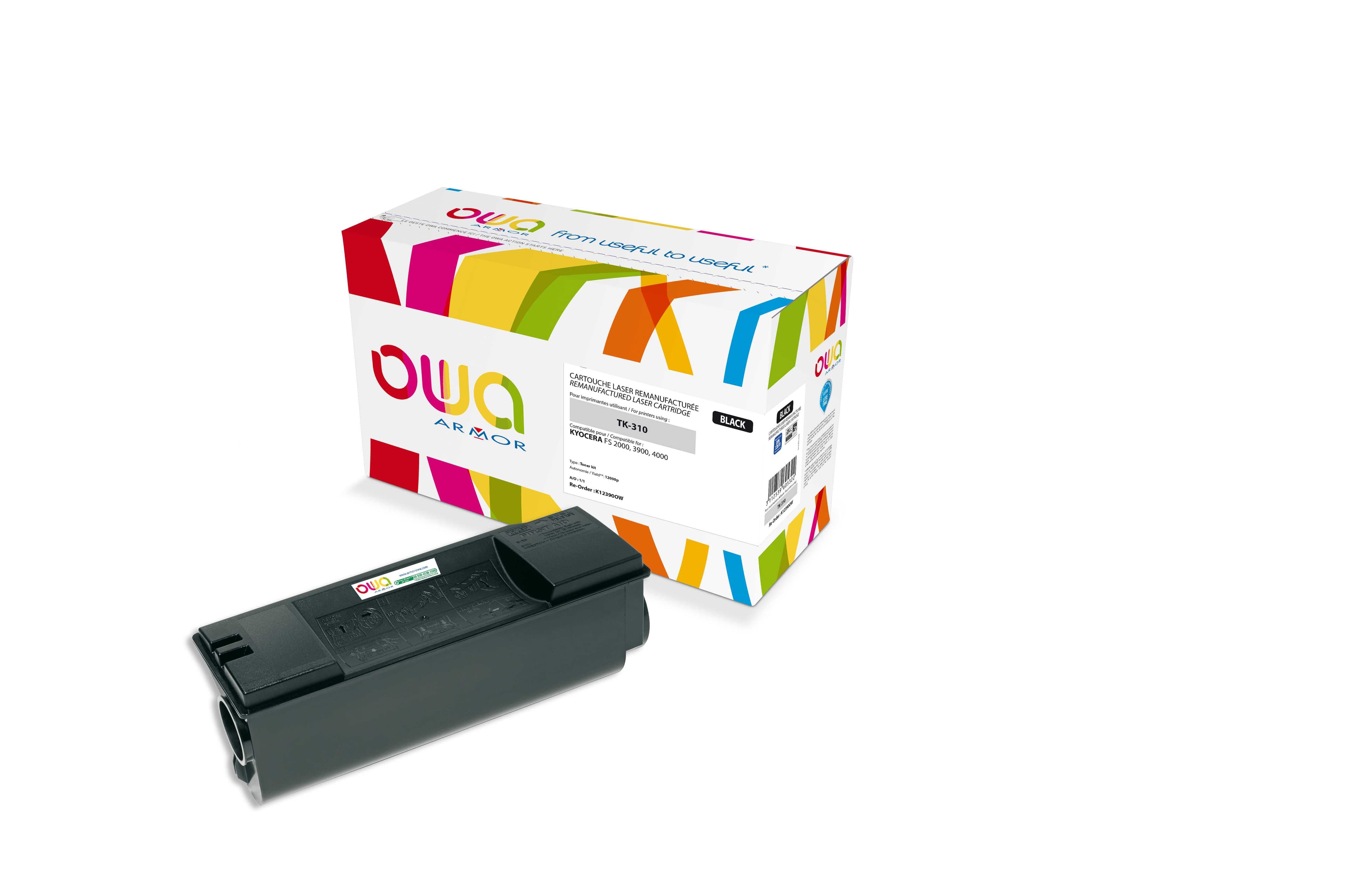 OWA Armor toner kompatibilní s Kyocera FS2000, TK-310, 12000st, černá black