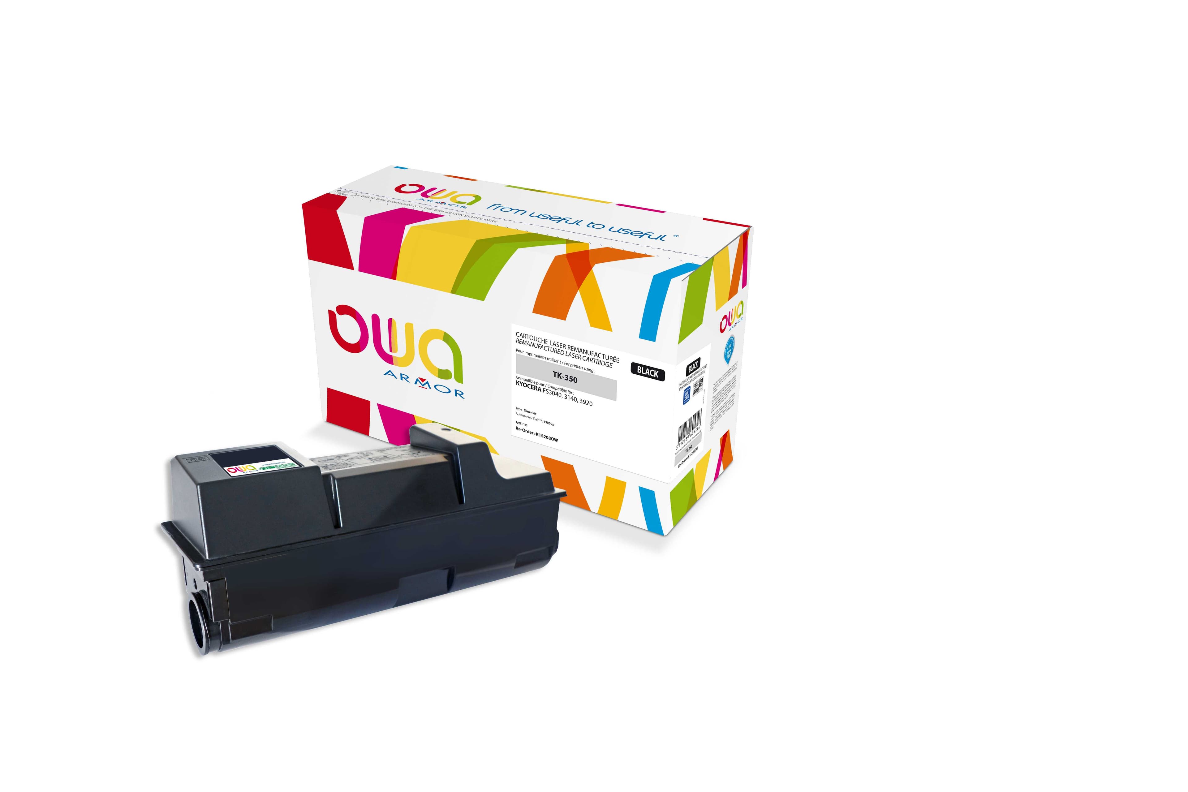 OWA Armor toner kompatibilní s Kyocera FS3920, TK-350, 15000st, černá black