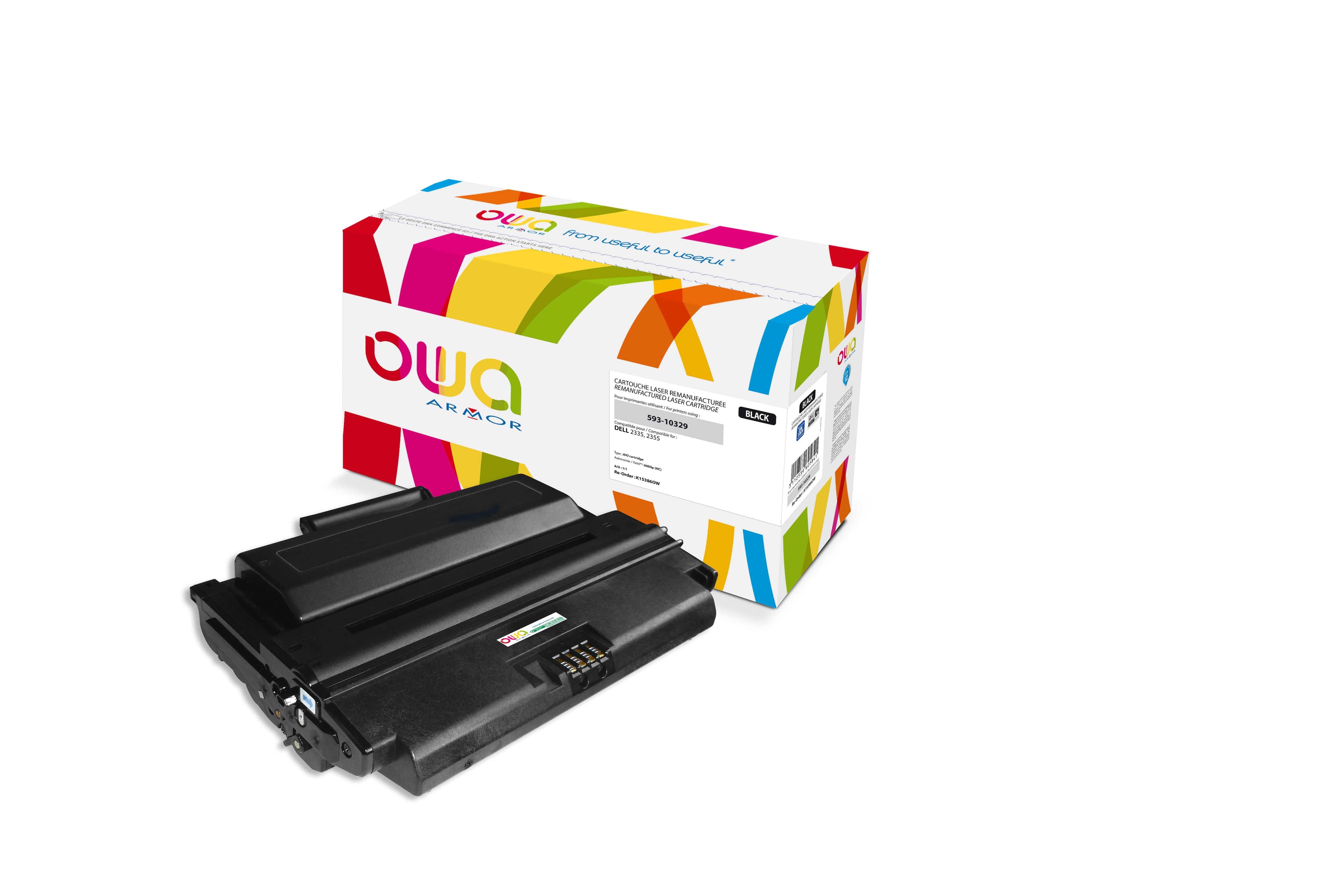 OWA Armor toner kompatibilní s DELL 2335 2355, 593-10329, 6000st, černá black